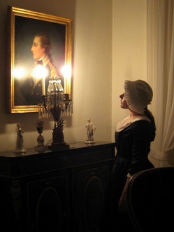 Painting at Clermont State Historic Site